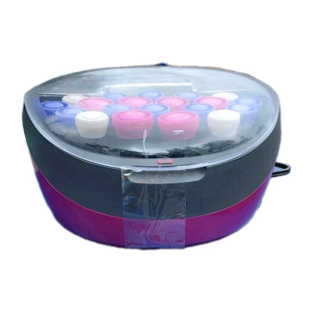 Remington Ionic Hot Rollers Velvet Hair Setter Curlers H-5600 3 Sizes Pageant‎